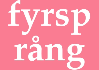 Synonym fyrsprång