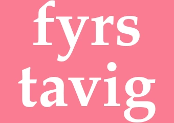 Synonym fyrstavig