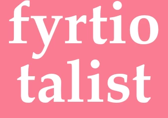 Synonym fyrtiotalist