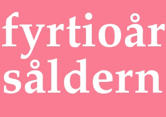 Synonym fyrtioårsåldern