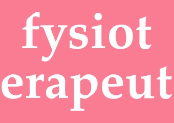 Synonym fysioterapeut