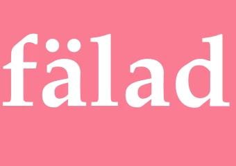 Synonym fälad