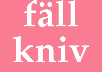 Synonym fällkniv