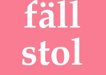 Synonym fällstol