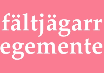 Synonym fältjägarregemente