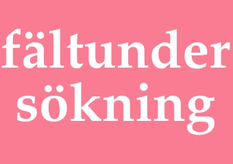 Synonym fältundersökning