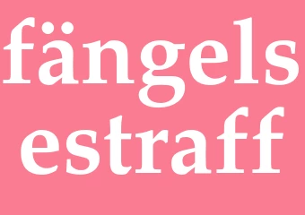 Synonym fängelsestraff