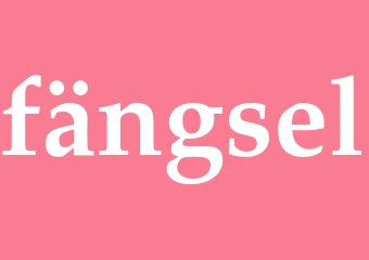 Synonym fängsel