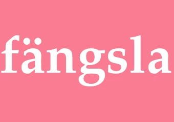 Synonym fängsla