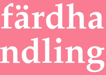 Synonym färdhandling