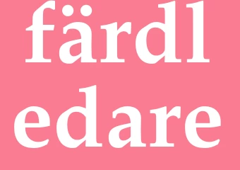 Synonym färdledare