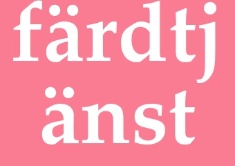 Synonym färdtjänst