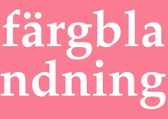 Synonym färgblandning