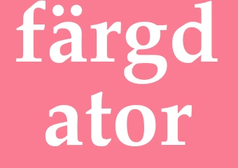 Synonym färgdator