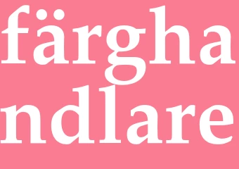 Synonym färghandlare