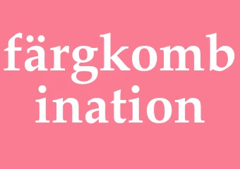 Synonym färgkombination