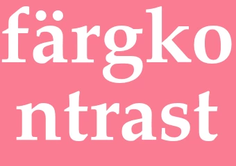 Synonym färgkontrast