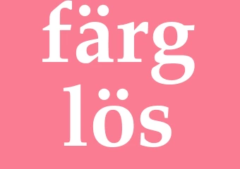 Synonym färglös