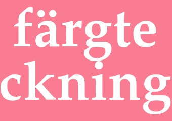 Synonym färgteckning