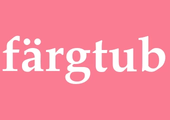 Synonym färgtub