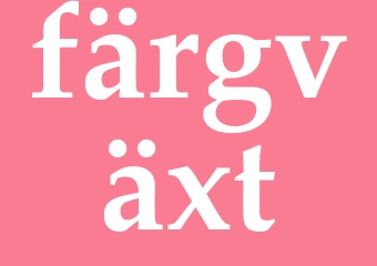 Synonym färgväxt