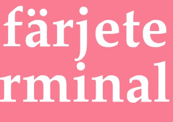 Synonym färjeterminal