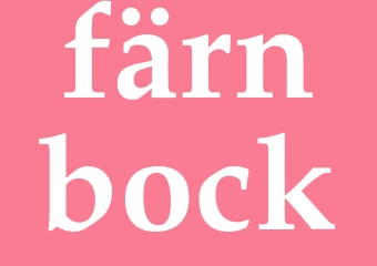 Synonym färnbock