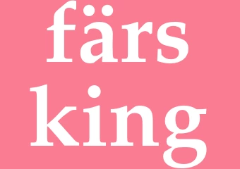 Synonym färsking