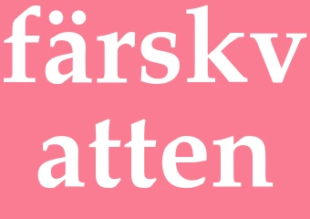 Synonym färskvatten