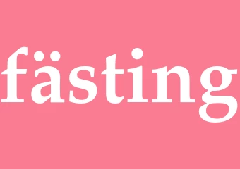 Synonym fästing