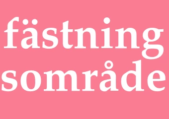 Synonym fästningsområde