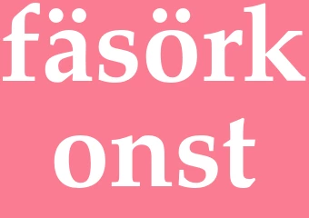 Synonym fäsörkonst