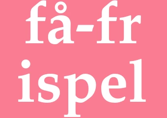 Synonym få frispel