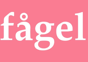 Synonym fågel