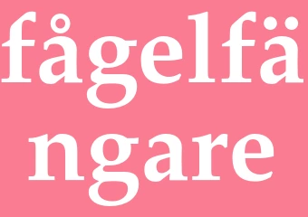 Synonym fågelfängare