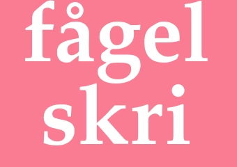Synonym fågelskri