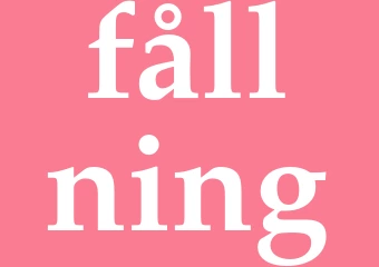 Synonym fållning