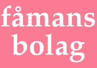 Synonym fåmansbolag