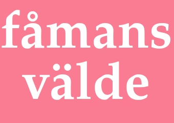 Synonym fåmansvälde