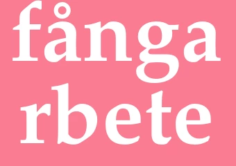 Synonym fångarbete