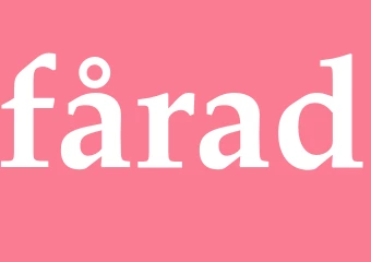 Synonym fårad