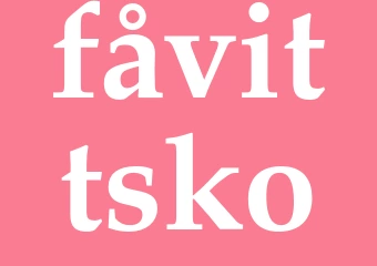 Synonym fåvittsko