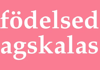 Synonym födelsedagskalas