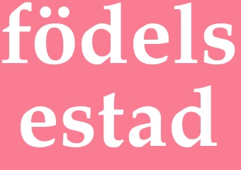 Synonym födelsestad