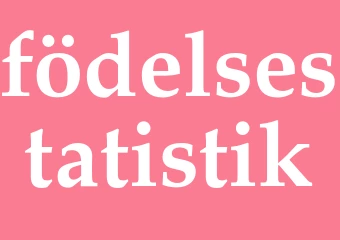 Synonym födelsestatistik