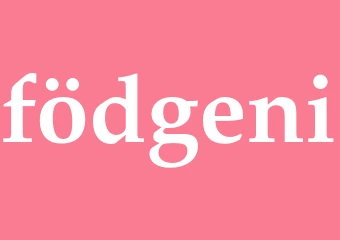 Synonym födgeni