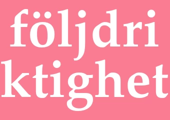 Synonym följdriktighet