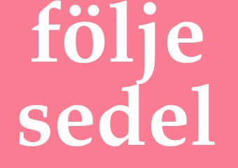 Synonym följesedel