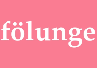 Synonym fölunge