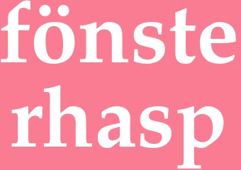 Synonym fönsterhasp